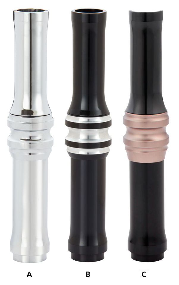 10-GAUGE PUSHROD COVERS TC99-17 CHROME