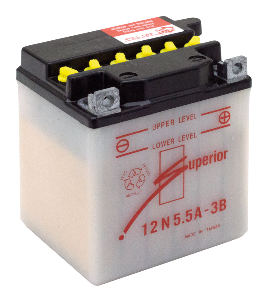 UN-2800 intAct 12N5.5-3B without acid