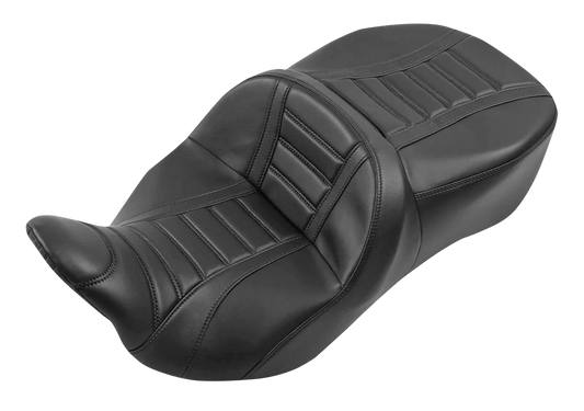 2-Up Pleated 2 Seat Black FLH/T09-20