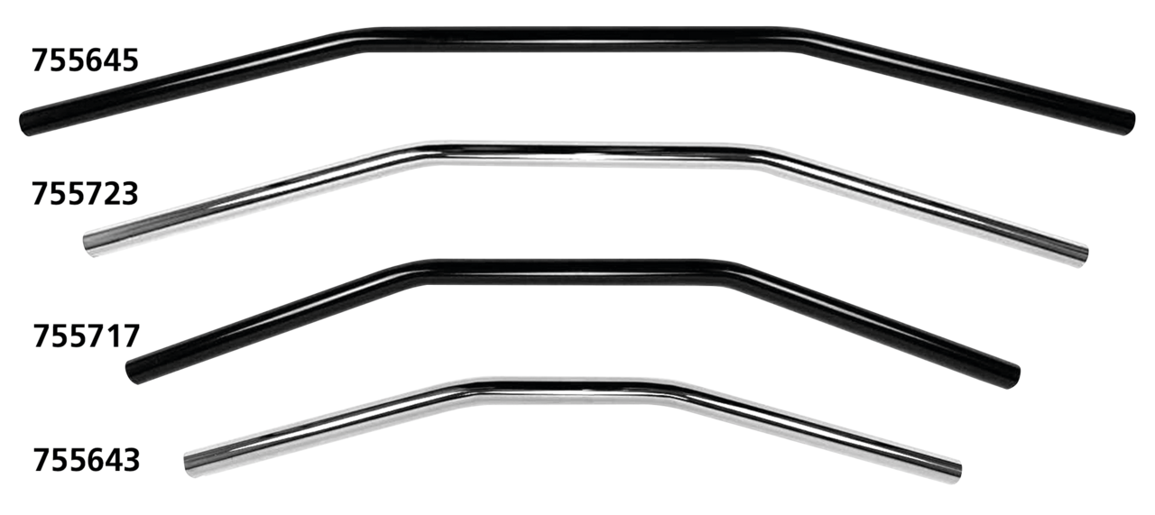 1" Handlebars Drag Bar 32" BLK