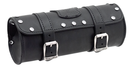 Texas Leather roll bag 3L, studded