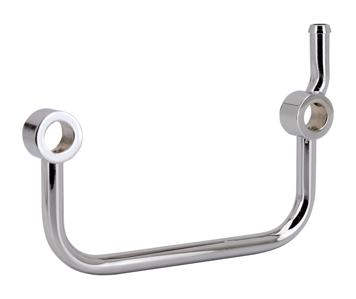 GZP Chr breather tube only XL91-up