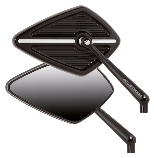 Diamond forged billet morror black left