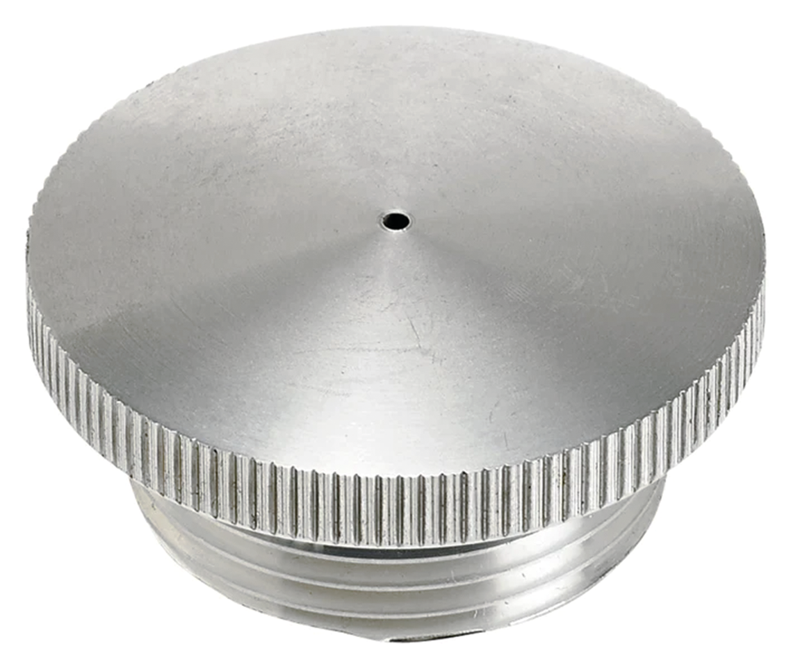 Knurled Alu Gas Cap Vented