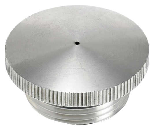 Knurled Alu Gas Cap Vented