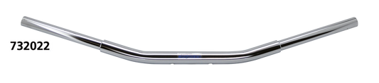 TBW Drag bar 1-1/4" 80cm  3 hole Chrome