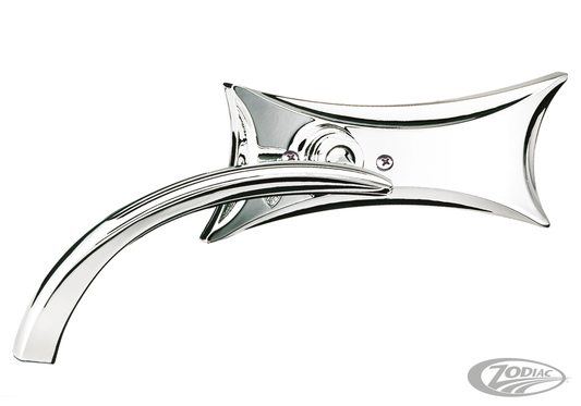 CHROME FOUR POINT MIRROR LEFT
