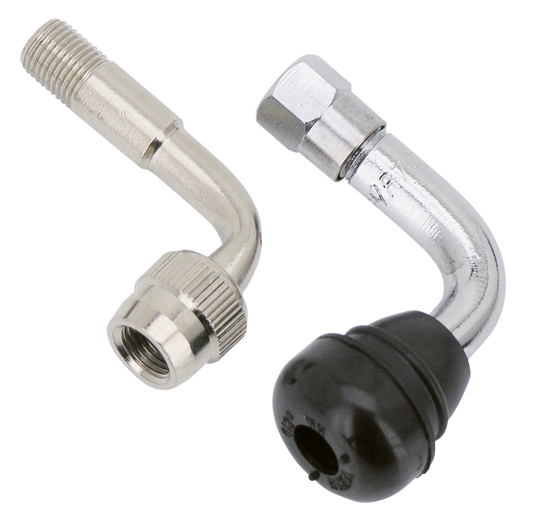 GZP Chrome tubeless tire valve 90 degr