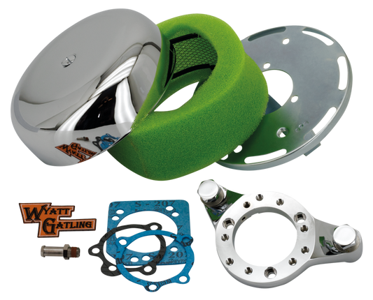 Chrome Wyatt-Gatling Air Cleaner XL91-22