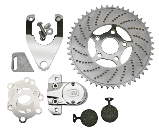 Sprocket only, Drilled 48T Chrome