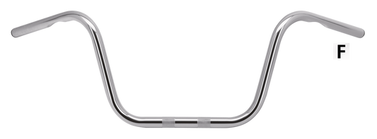 GZP Apehanger 10" rise w/o dimple