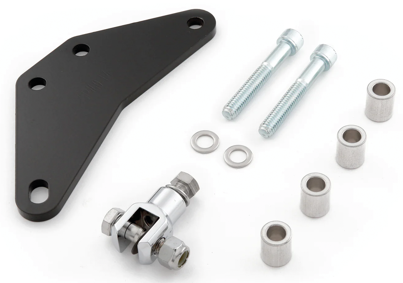 Rear passenger peg mount with clevis