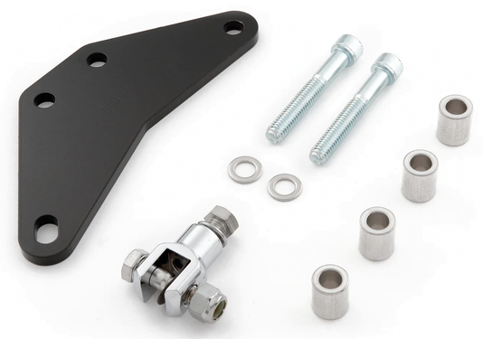 Rear passenger peg mount with clevis