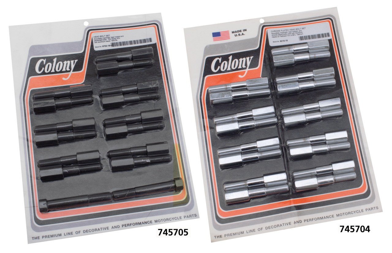 Colony chrome bolt set 74CI 1:5 alu hds