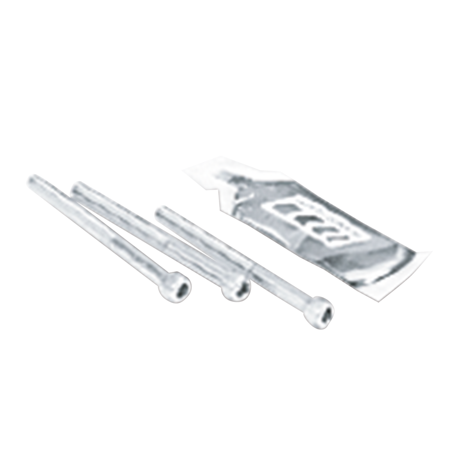 Bolt set f/3-hole cores 8-22 discs