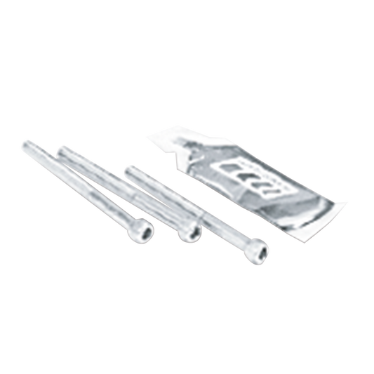 Bolt set f/3-hole cores 8-22 discs