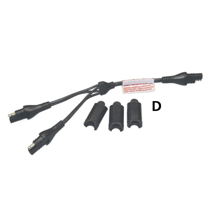 Optimate SAE Y-splitter to 2x SAE