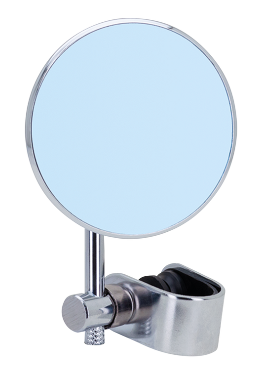 GZP Blue Glass mirror 3" diam. 4" ste