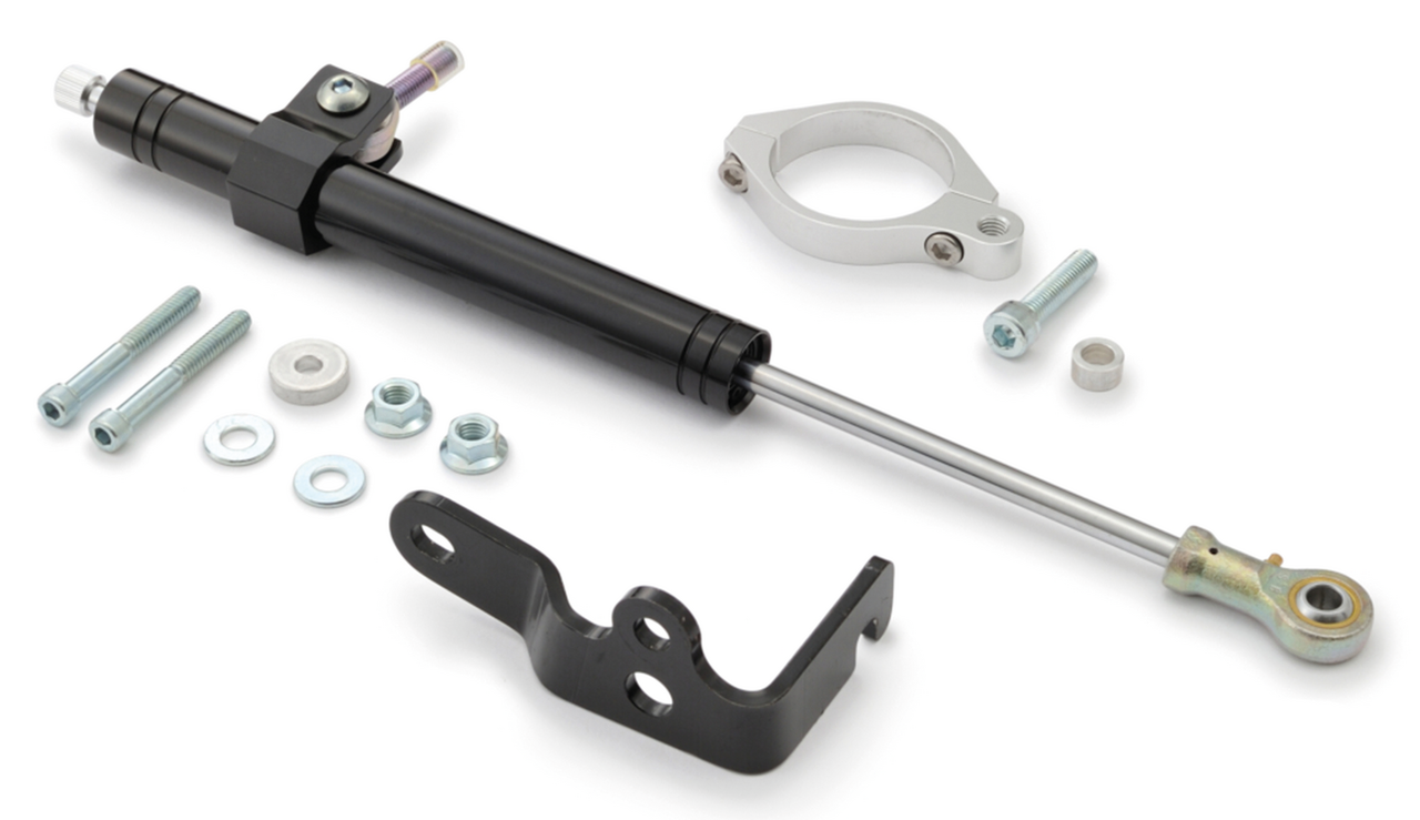 Steering Damper Kit Black XL16-22 49mm
