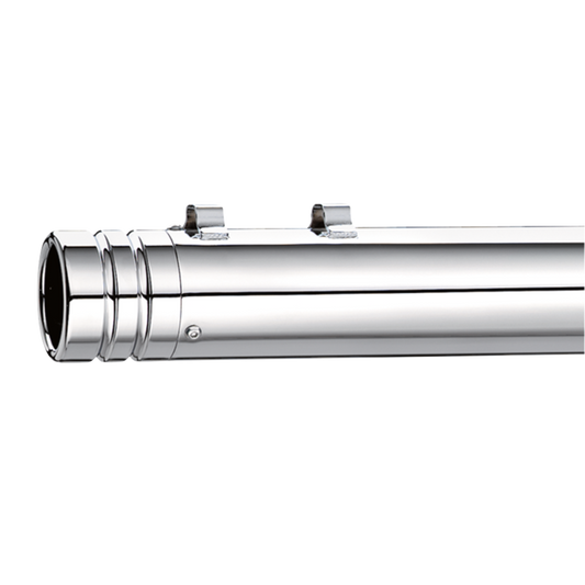 SuperTrapp SE Grooved chr billet endcap