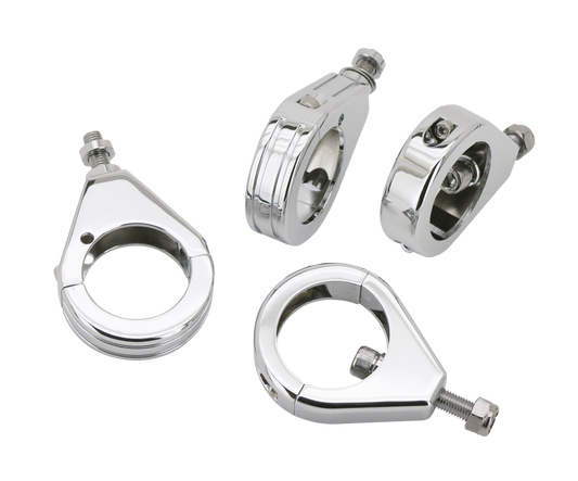 GZP Chrome alu 39mm clamp kit ball mille
