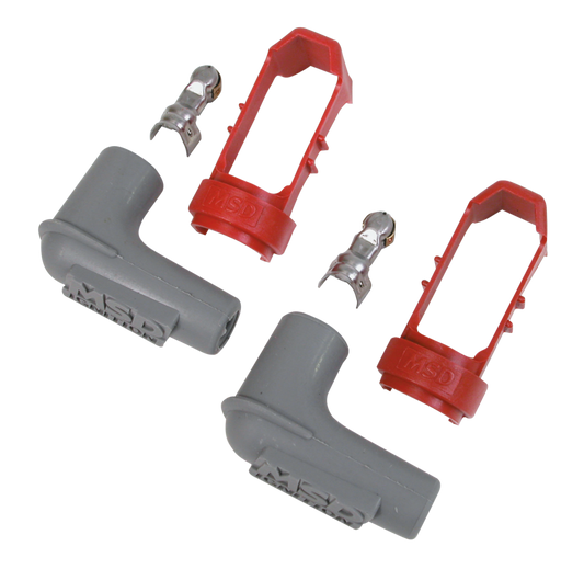 MSD spark plug boot retainers, pair
