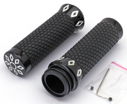 GZP Argyle grip set TBW Gloss blk/rawcut