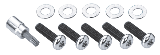 GZP Chrome pulley/sprocket kit 7/16-14x1